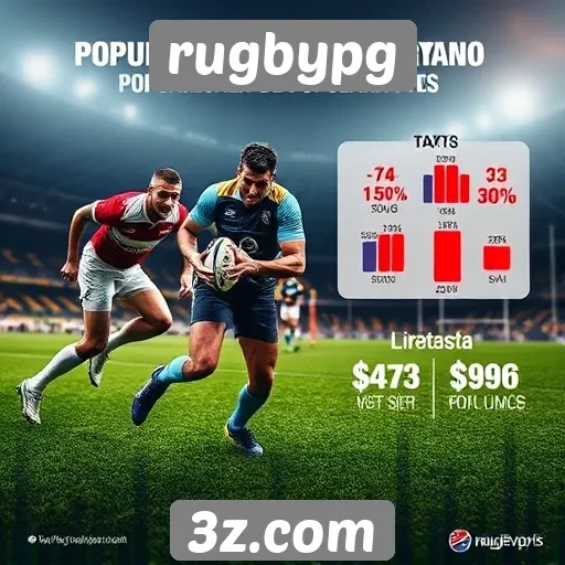 Estatísticas de popularidade do rugbypg no último ano